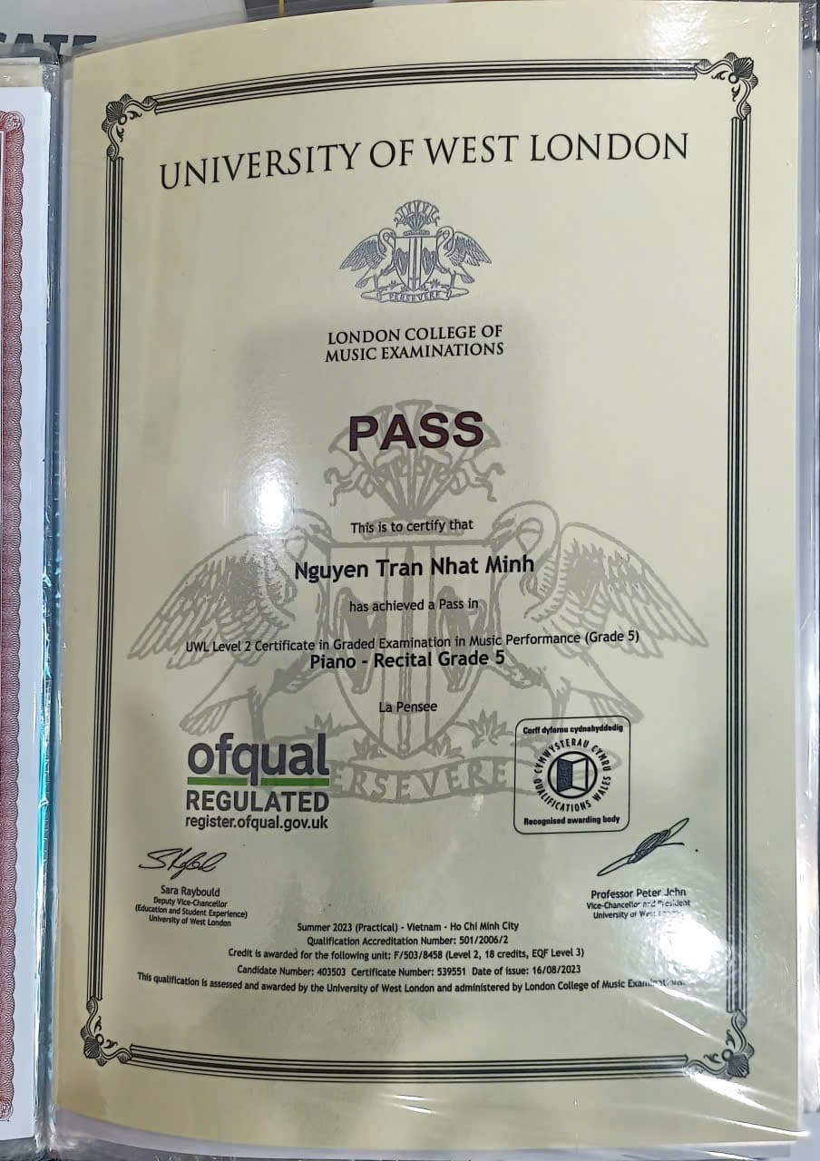 Piano LCM Grade 5 - Proficiency