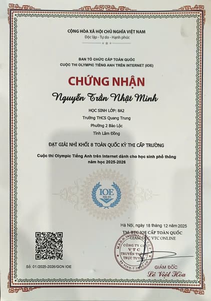 IOE National Ranking - 2nd Prize